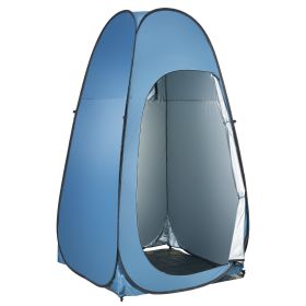 VEVOR Pop up Shower Tent, Instant Portable Privacy Tent Changing Room with Shower Bag, Ground Stakes, Ropes, Carry Bag
